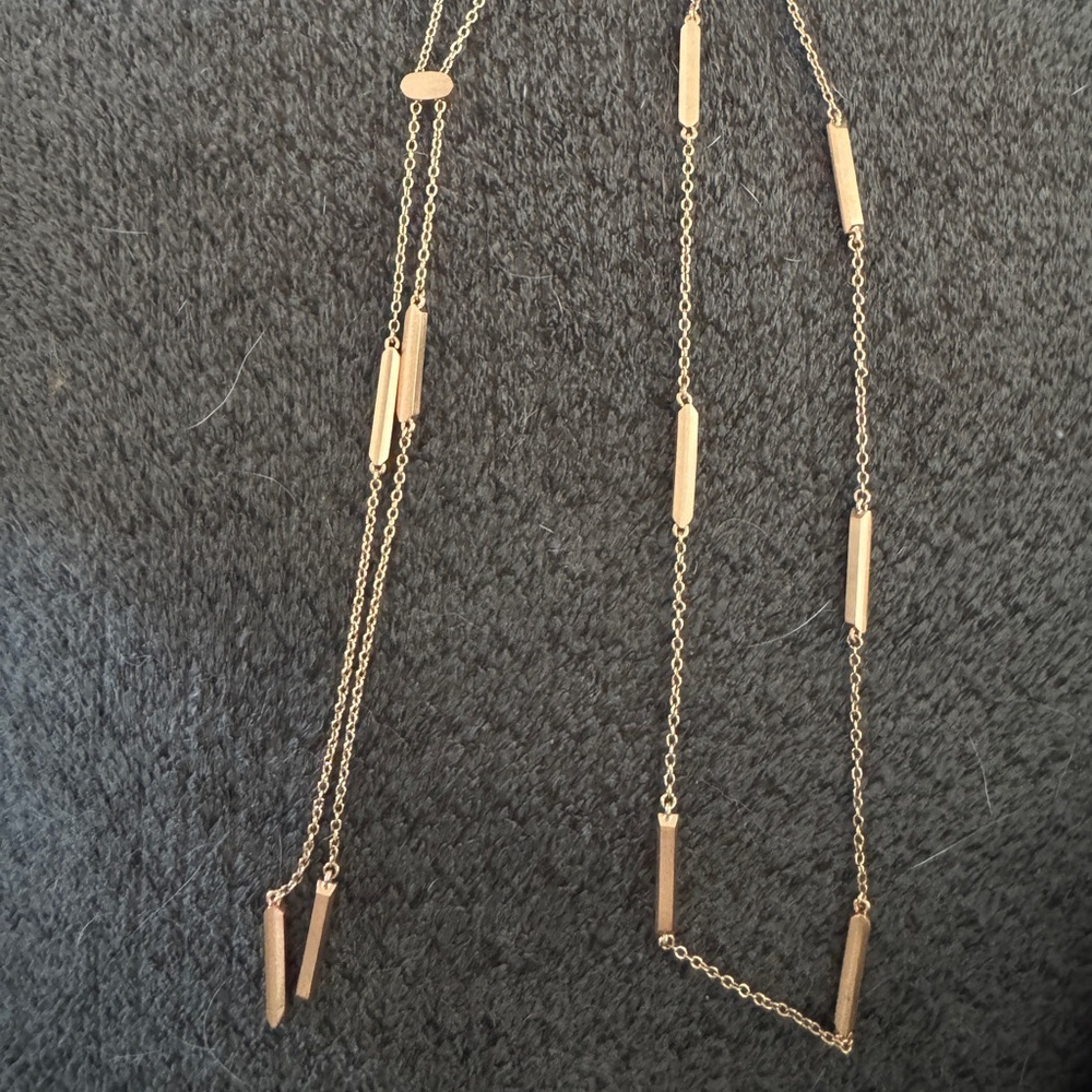 Kendra Scott Gold Bar Chain Necklace